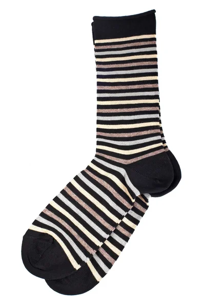 Пара барвистих шкарпеток — стокове фото