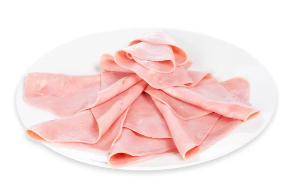 Segmenten van smakelijke ham — Stockfoto
