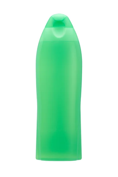 Пластиковая бутылка с мылом или шампунем — стоковое фото