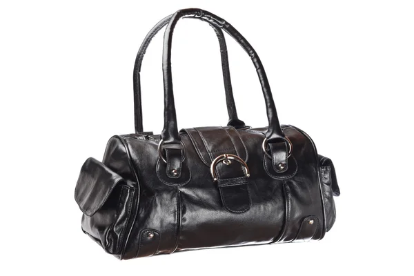 Schwarze Handtasche — Stockfoto