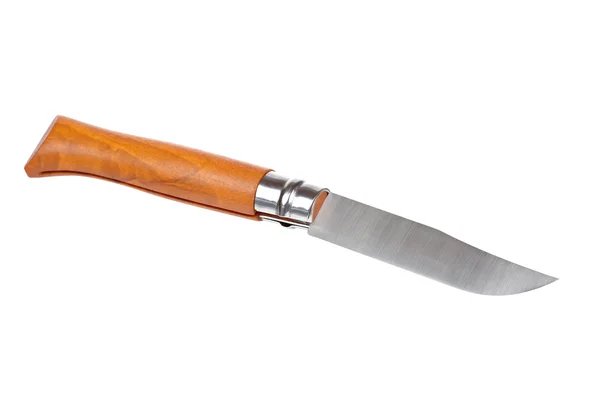Kniv med trähandtag — Stockfoto
