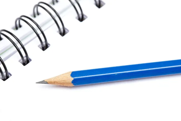 Penna på en en bärbar dator — Stockfoto