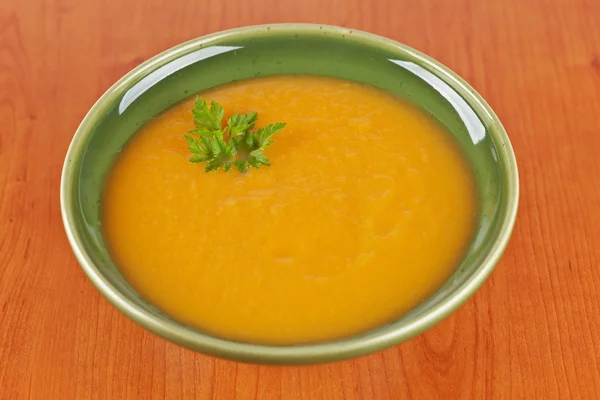 Крем з морквяного супу — стокове фото