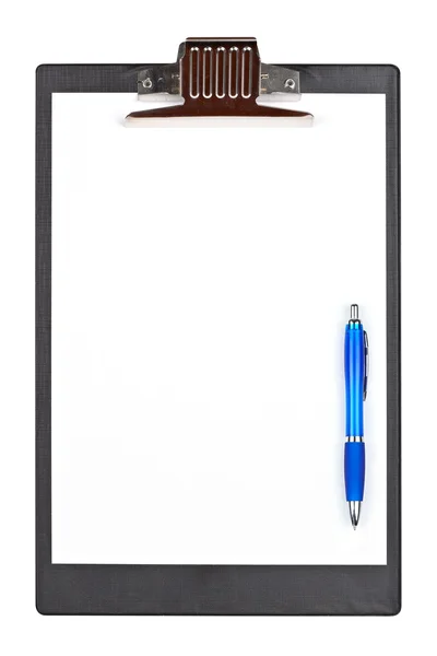 Pen en het Klembord — Stockfoto