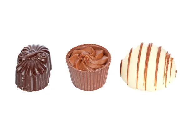 Csokoládés cukorkák — Stock Fotó