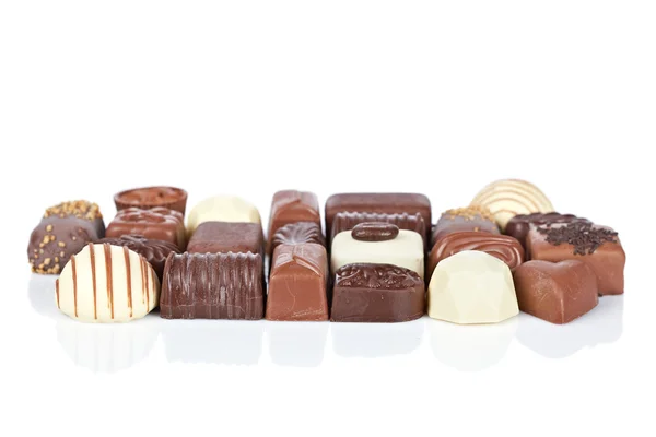 Chocolade snoepjes assortiment — Stockfoto