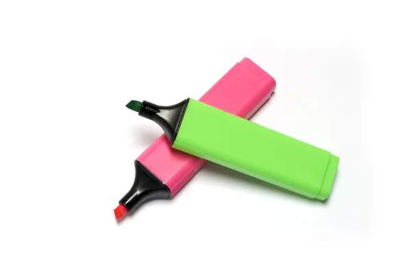 Labellers grönt och rosa — Stockfoto