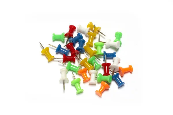 Various Colored Tacks — Stock Photo, Image