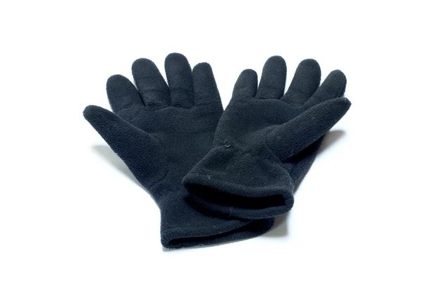 Vlněné rukavice proti Bílému pozadí — Stock fotografie