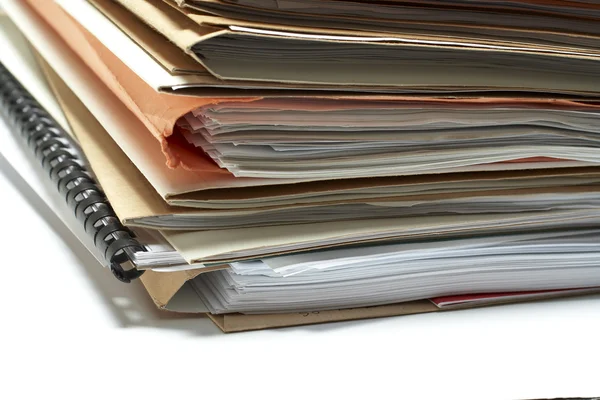 Heap of coloured files — Stock Photo, Image