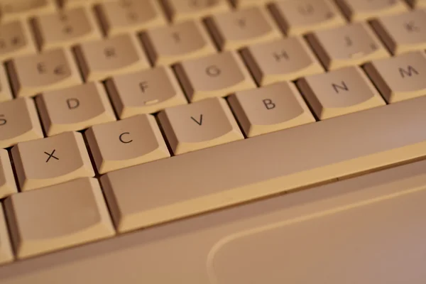 Detalhes do teclado do computador — Fotografia de Stock