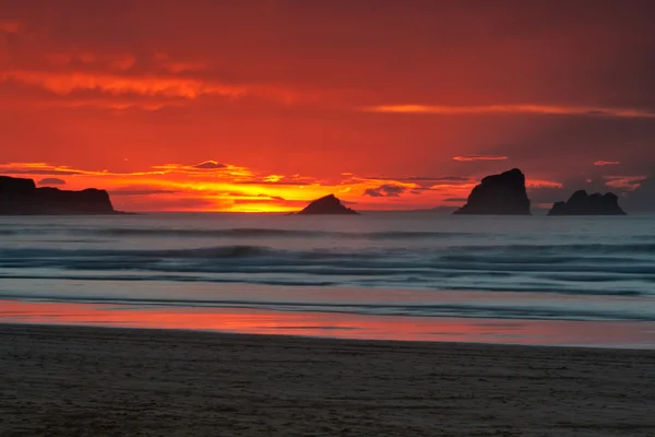 Paysage marin lever du soleil — Photo