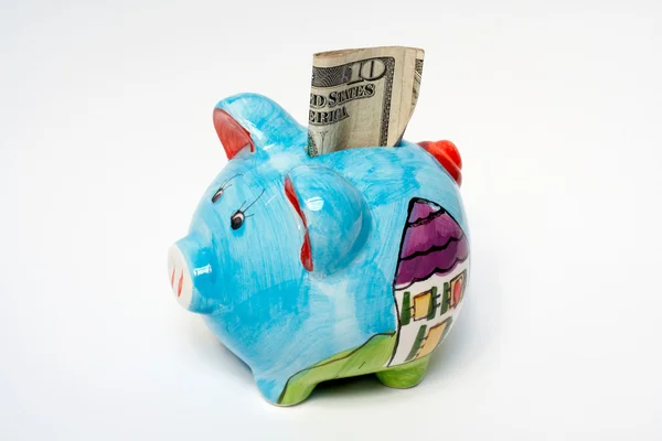 Piggy bank geïsoleerd — Stockfoto