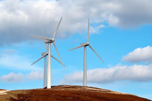 Wind turbines farm — Stock Photo, Image