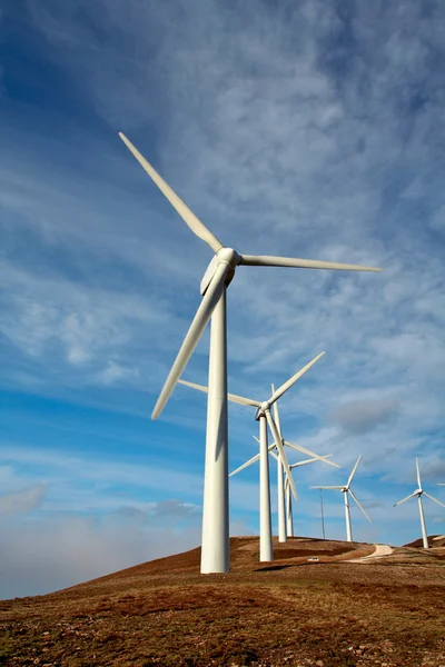 Exploração de turbinas eólicas — Fotografia de Stock