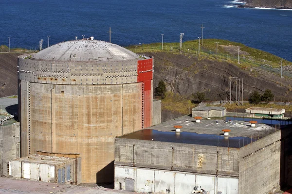 Centrale nucleare abbandonata — Foto Stock