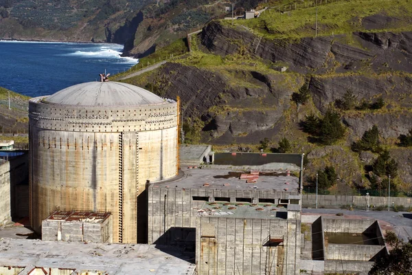 Centrale nucleare abbandonata — Foto Stock