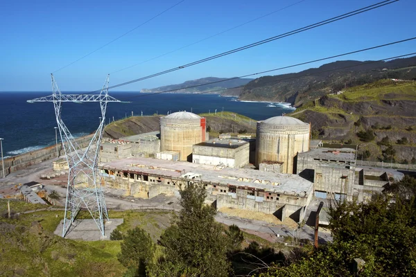 Opuszczonej elektrowni jądrowej — Zdjęcie stockowe