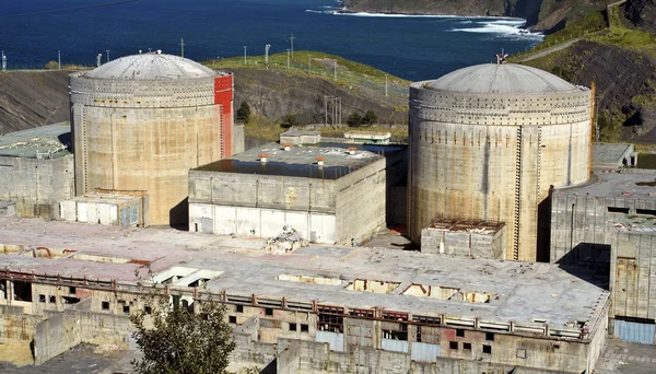 Terkedilmiş nükleer güç istasyonu — Stok fotoğraf