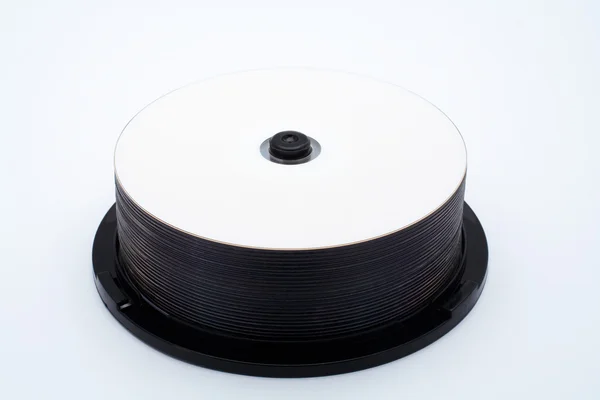 CD-skivor stack av diskar — Stockfoto
