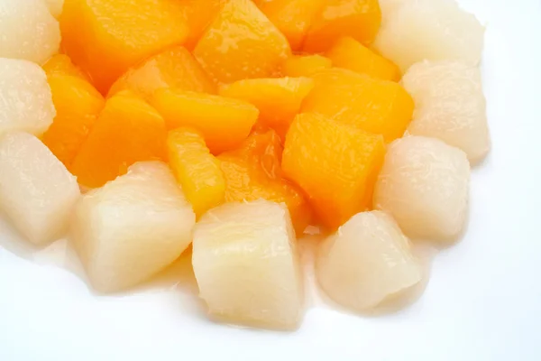 Szczegóły sałatka ze świeżych owoców — Zdjęcie stockowe