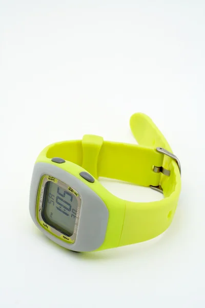 Green wrist watch — Stock Photo, Image