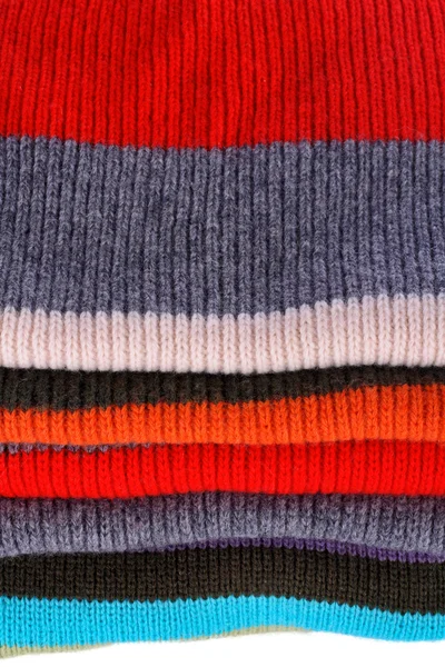Διάφορα χρώματα πουλόβερ στοίβα — Φωτογραφία Αρχείου