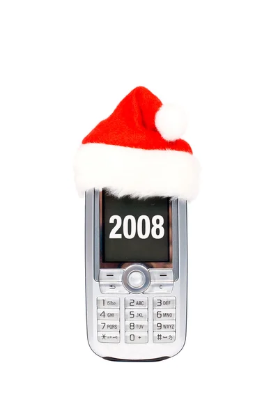 クリスマス携帯電話 — ストック写真