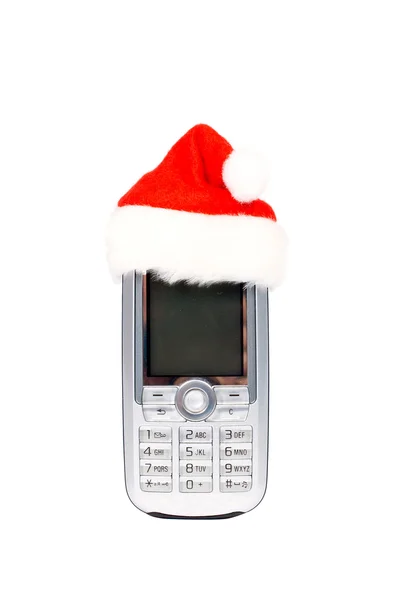 Χριστούγεννα κινητό τηλέφωνο — Φωτογραφία Αρχείου