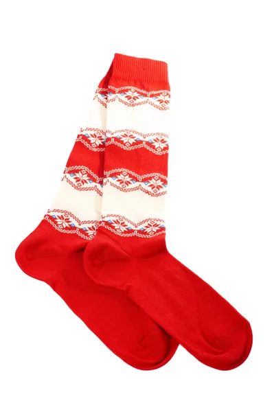 Par de meias coloridas — Fotografia de Stock