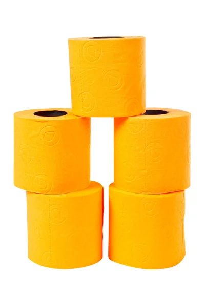Деякі рулони туалетного паперу — стокове фото