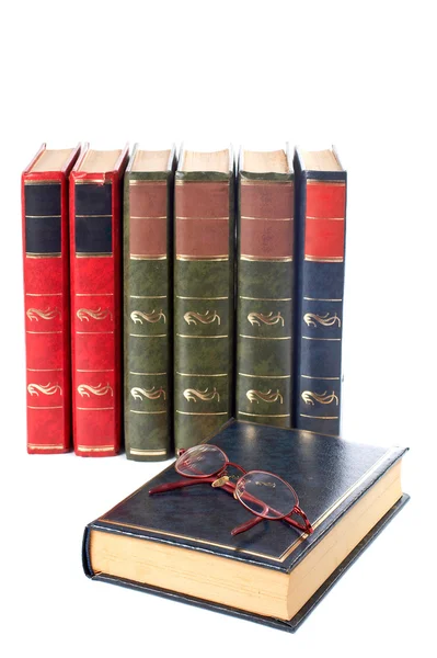 Glasses and books — Stock Photo, Image