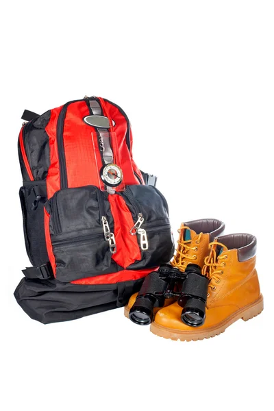 Mountain adventure kit — Stock Photo, Image