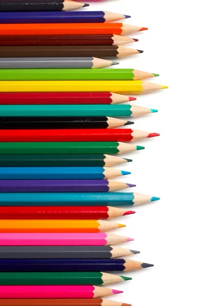 Sortimento de lápis coloridos — Fotografia de Stock