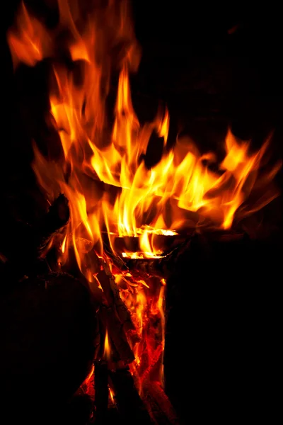 Flammes et feu — Photo