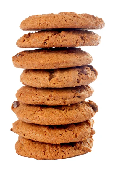 Pila di biscotti al cioccolato — Foto Stock