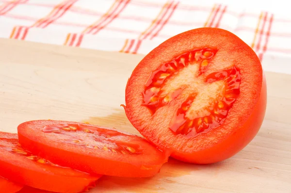 Pomodori affettati — Foto Stock