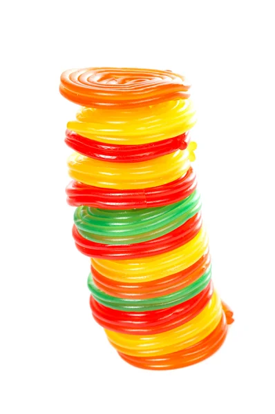 Pilha de licorices multicoloridos — Fotografia de Stock