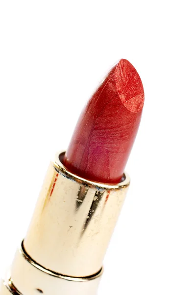 Tube of red lipstick — Stock Photo, Image