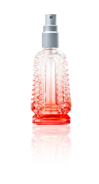 Parfum yansıması ile şişe — Stok fotoğraf