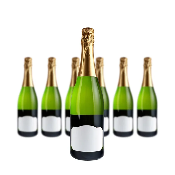 Bottiglie di champagne — Foto Stock