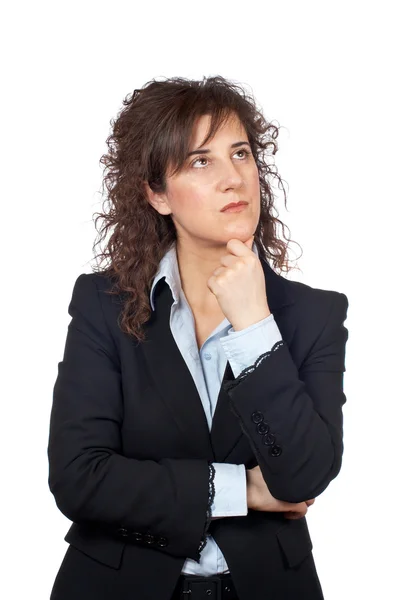 Worried business woman Stock Picture