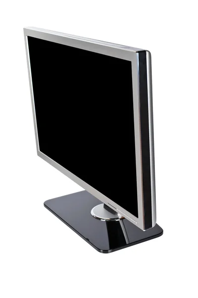 Ordenador pantalla ancha plana Imágenes de stock libres de derechos