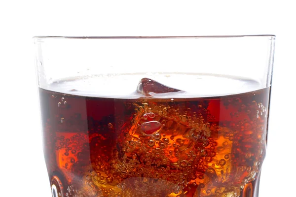 Detail of soda with ice cubes Stock Picture