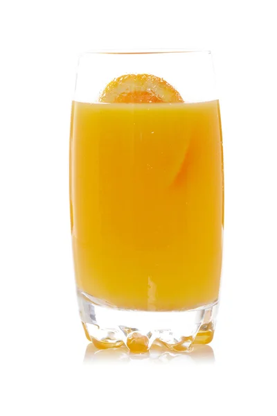 Szklanka świeżego soku pomarańczowego Obrazek Stockowy