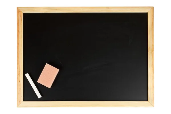 Chalkboard preto vazio — Fotografia de Stock