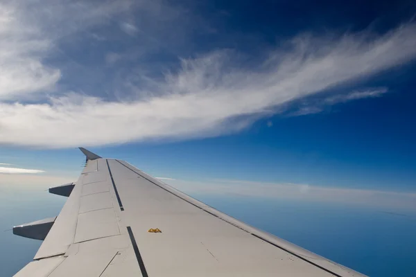 Luchtfoto van bewolkte hemel — Stockfoto