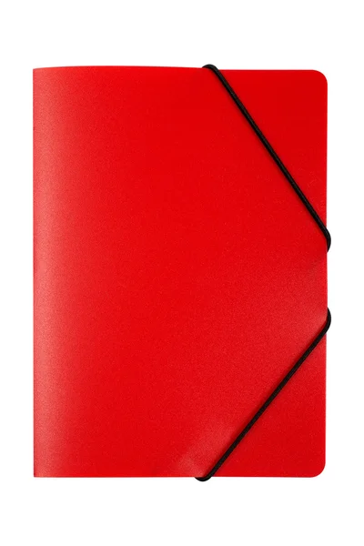 Червоний папку ізольовані — стокове фото