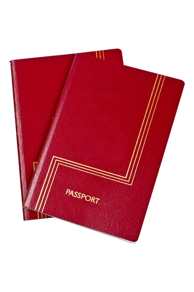 Two passports isolated — Stock Photo, Image