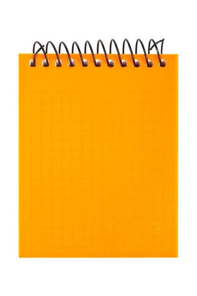 Cuaderno naranja — Foto de Stock